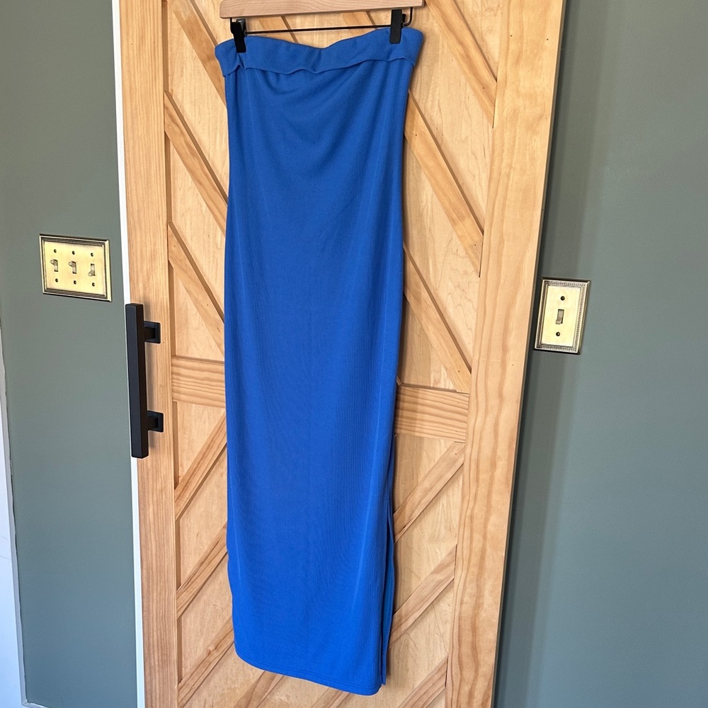 Elegant Blue Women's Dress